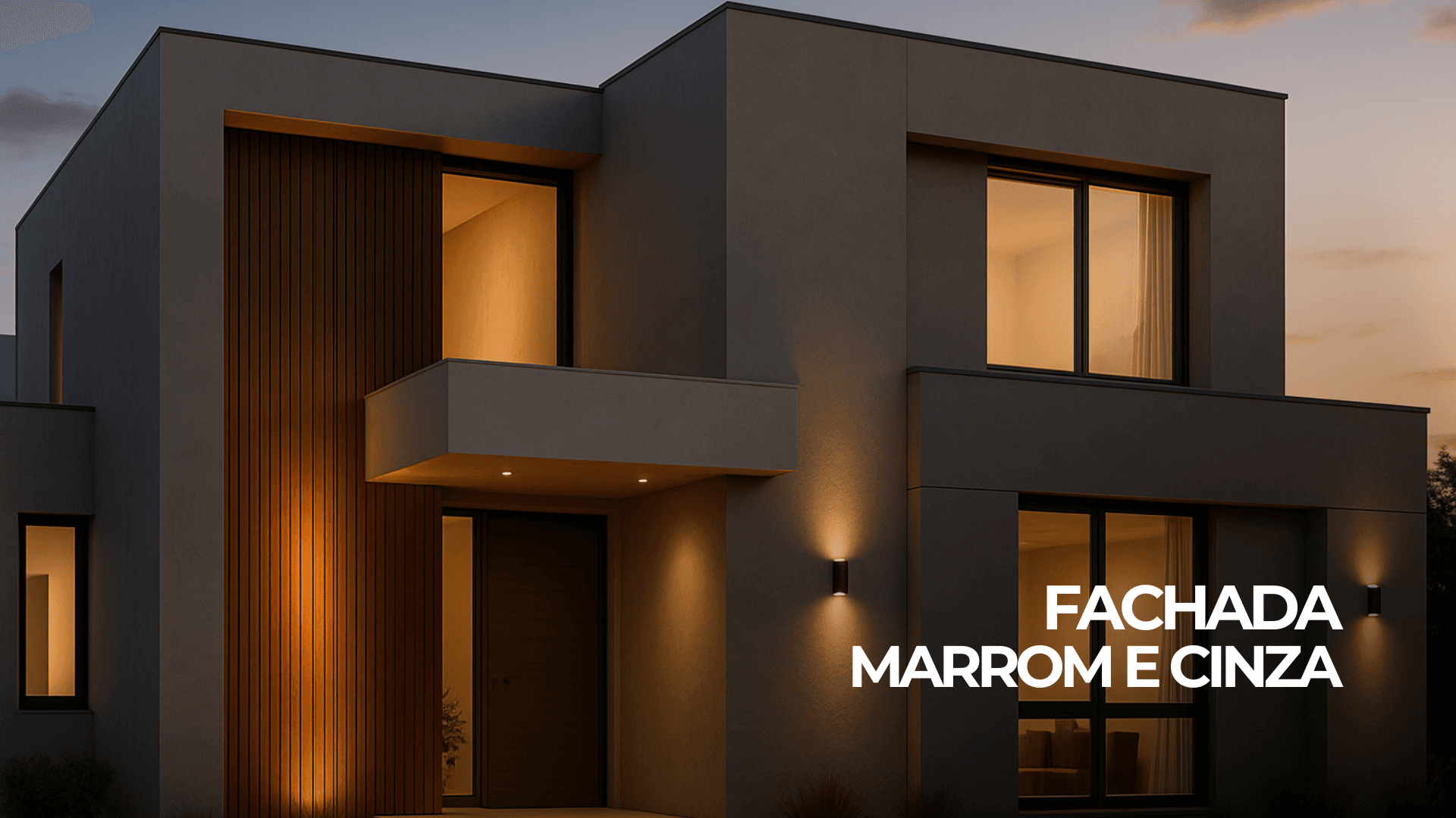 Fachada Marrom e Cinza: Guia Completo 2025